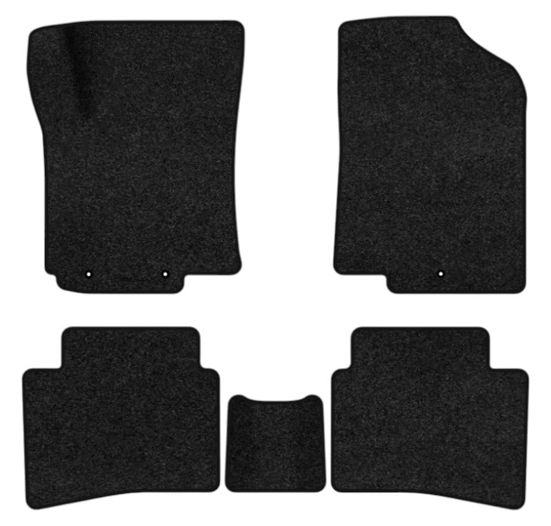 Коврики ворсовые в салон авто EVAtech Premium для Hyundai Solaris (RBr) 2010-2017 1 поколение Sedan EU черный кант HY33197CE5LA3VPB