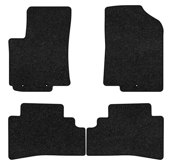 Фото - Килимки ворсові в салон авто EVAtech Premium для Hyundai Solaris (RBr) 2010-2017 1 покоління Sedan EU чорний кант HY33197PGC4LA3VPB