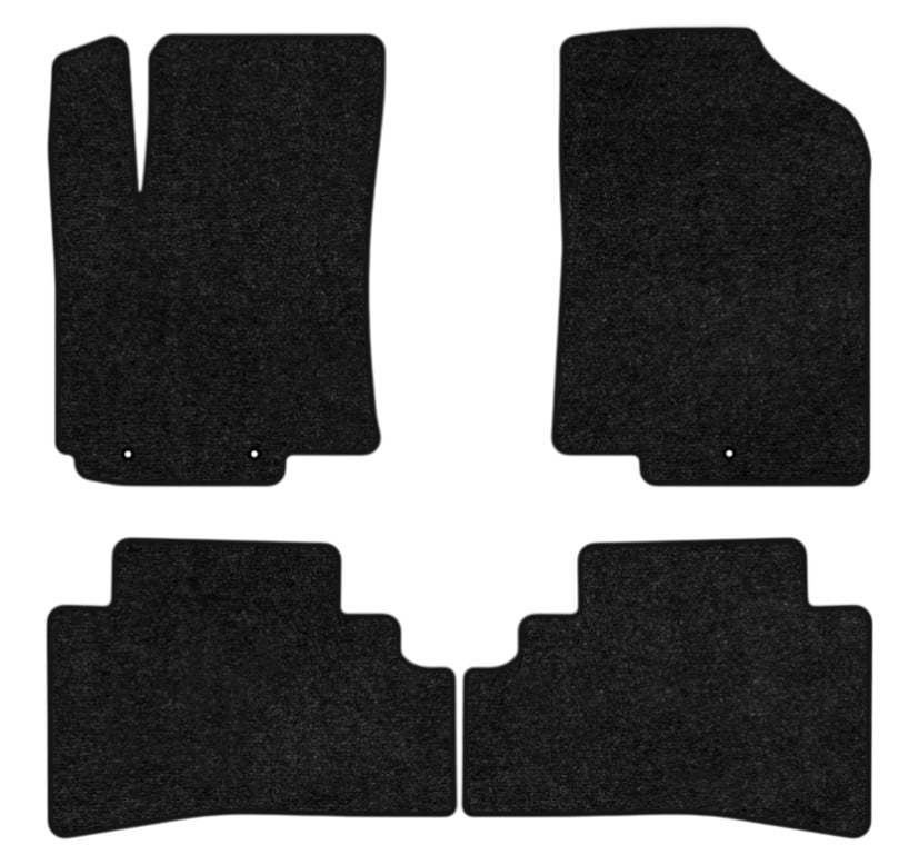 Коврики ворсовые в салон авто EVAtech Standard для Hyundai Solaris (RBr) 2010-2017 1 поколение Sedan EU черный кант HY33197PVC4LA3VEB