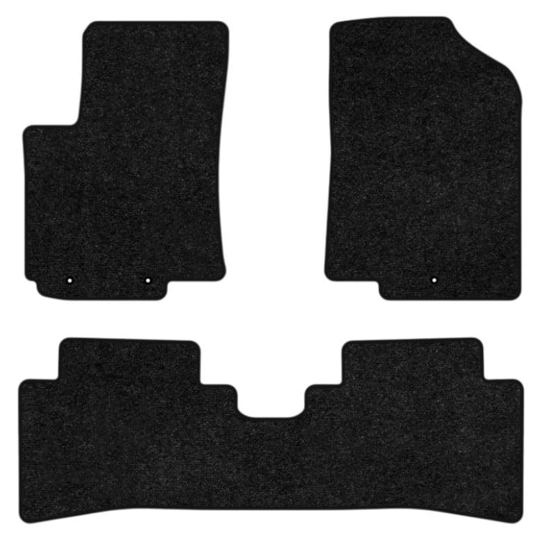 Коврики ворсовые в салон авто EVAtech Standard для Hyundai Solaris (RBr) 2010-2017 1 поколение Sedan EU черный кант HY33197ZG3LA3VEB