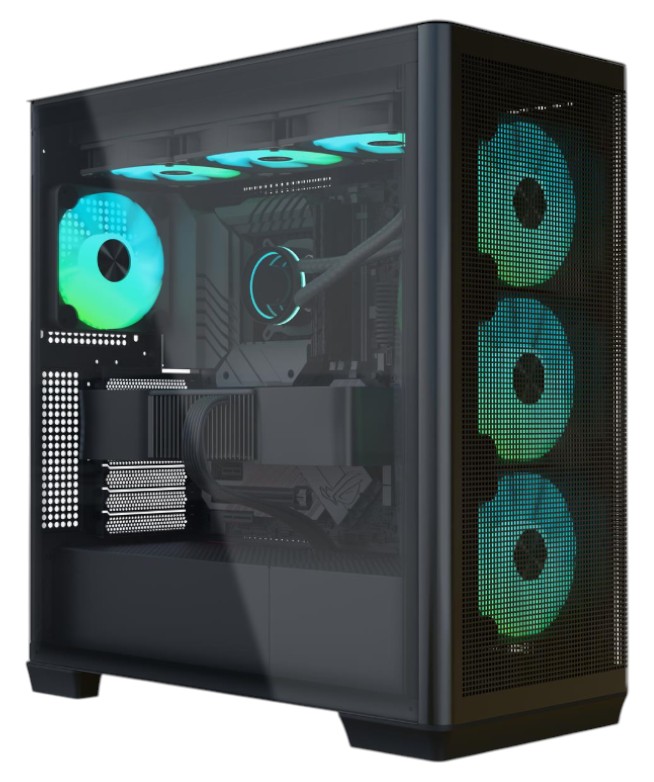 Корпус APNX Creator C1-R (APCM-CR01243.11) Black без БП