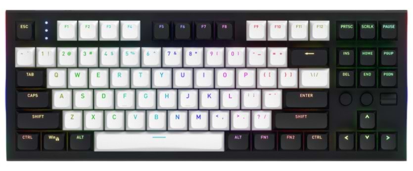 Клавиатура проводная игровая Hator Gravity TKL Orange Black (HTK560) - Фото 1