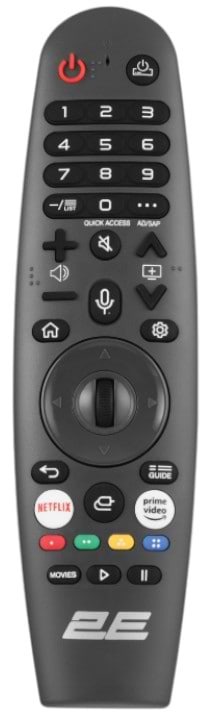 Фото - Пульт ДУ универсальный 2E WebOS Magic RC (голосовое управление) (2E-WEBOSRC) Фото - Пульт ДУ универсальный 2E WebOS Magic RC (голосовое управление) (2E-WEBOSRC)