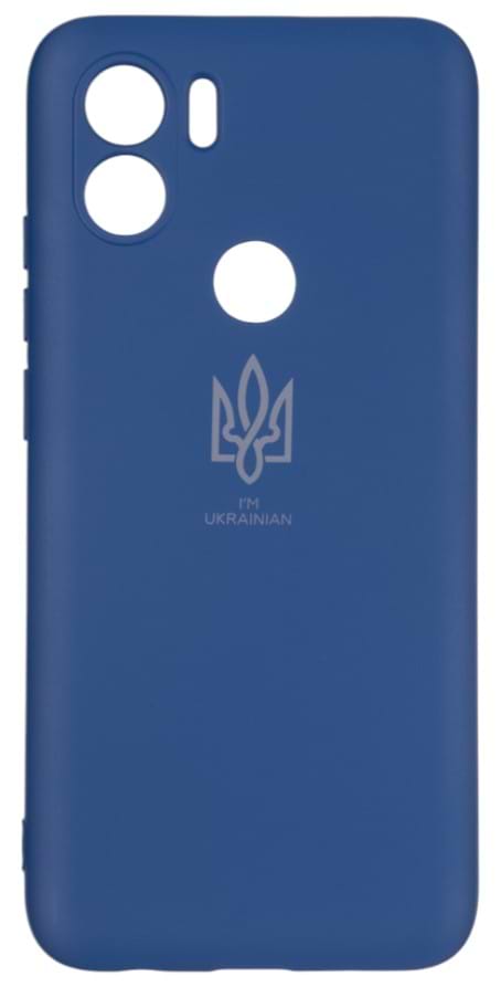 Чохол для смартфону Gelius Full Soft Case (Ukrainian) for Poco C50 Blue (92842) - Фото 1