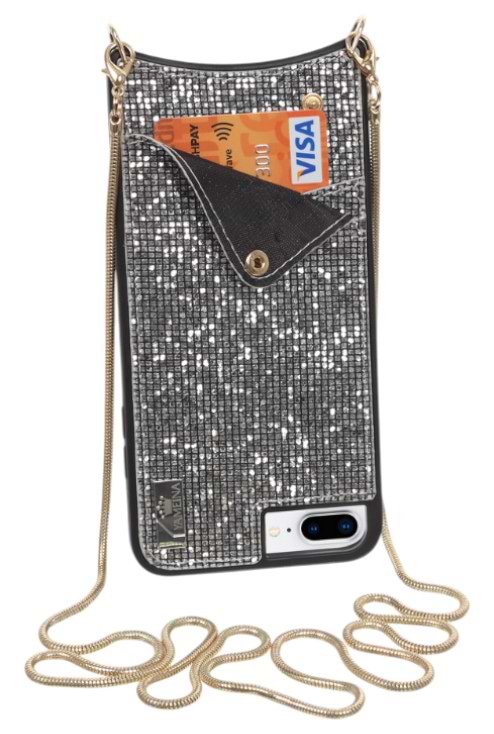 Чохол для смартфону BeCover Glitter Wallet for Apple iPhone 6 Plus/6s Plus/7 Plus/8 Plus Silver (703612) - Фото 1
