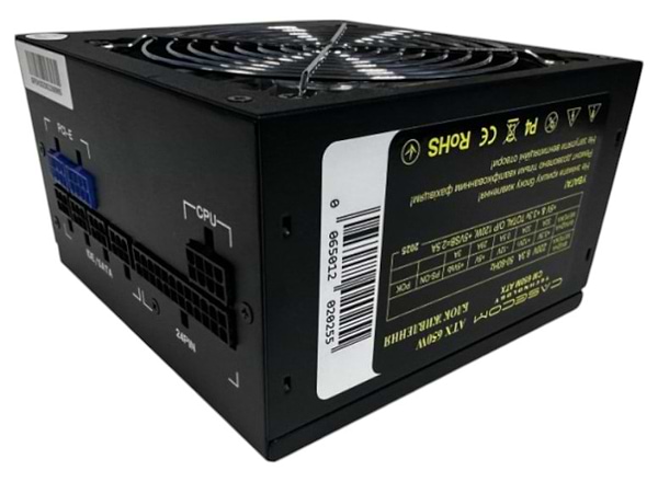 Фото - Блок питания для ПК CASECOM CM 650M ATX