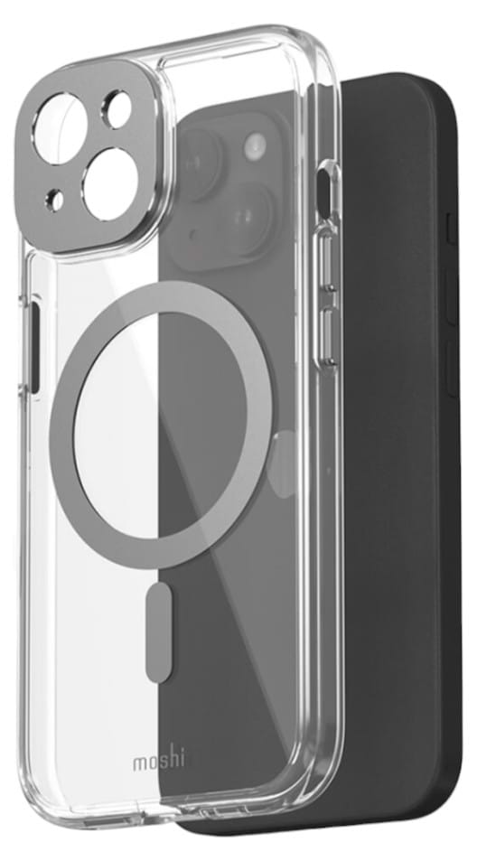 Чехол для смартфона Moshi iGlaze Slim Hardshell Case Meteorite Gray for iPhone 15 (99MO231005) - Фото 1