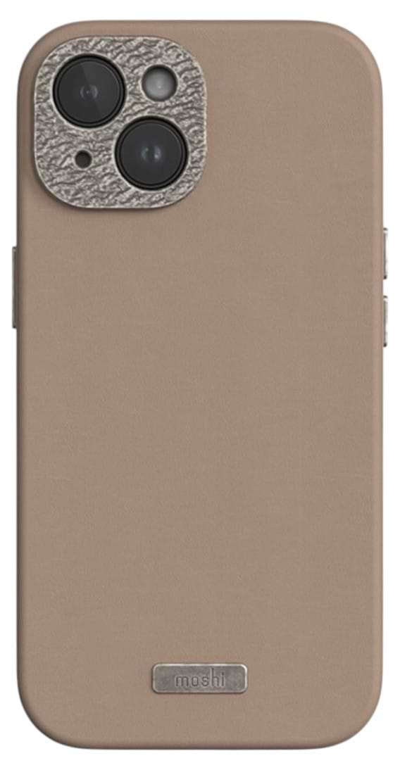 Чехол для смартфона Moshi Napa Slim Hardshell Case Woodsmoke Brown for iPhone 15 (99MO231105) - Фото 1