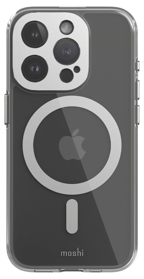 Чехол для смартфона Moshi iGlaze Slim Hardshell Case Luna Silver for iPhone 15 Pro (99MO231003) - Фото 1