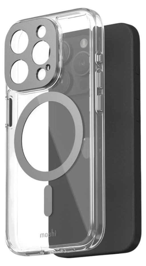 Фото - Чохол для смартфону Moshi iGlaze Slim Hardshell Case Meteorite Gray for iPhone 15 Pro (99MO231007)