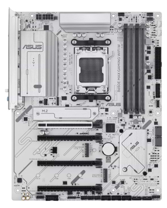 Фото - Материнская плата Asus B650E MAX GAMING WIFI White 4xDDR5