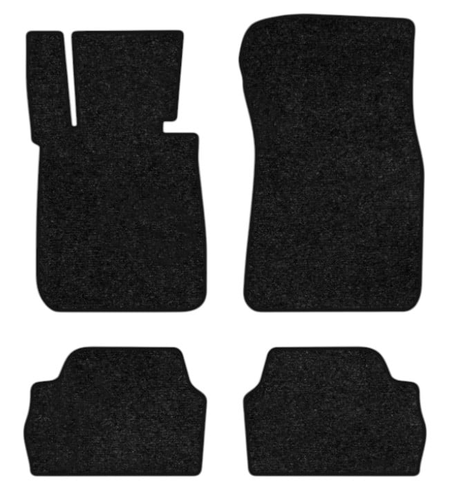 Килимки ворсові в салон авто EVAtech Standard для BMW 1 Series (F21) 3-doors 2012-2019 2 покоління Htb EU чорний кант BM13481P4BM3VEB
