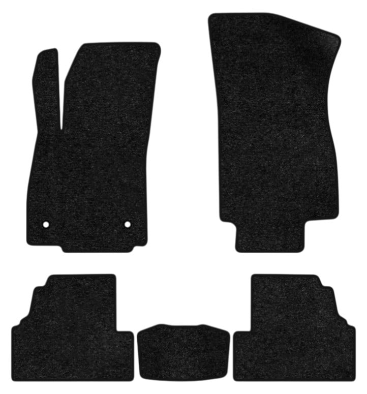 Коврики ворсовые в салон авто EVAtech Standard для Buick Encore Restyling 2016-2022 1 поколение SUV USA черный кант BK1765C5OU2VEB