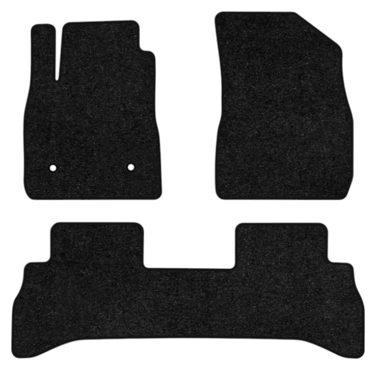 Коврики ворсовые в салон авто EVAtech Standard для Buick Encore GX FWD 2019 2 поколение SUV USA черный кант BK1766ZV3OU2VEB