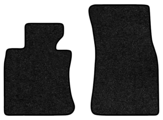 Килимки ворсові в салон авто EVAtech Standard для BMW 6 Series (E63) 2003-2011 2 покоління Coupe EU чорний кант BM22535AB2BM4VEB