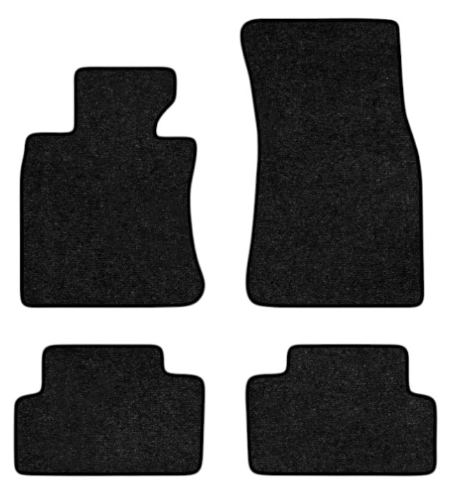 Коврики ворсовые в салон авто EVAtech Standard для BMW 6 Series (E63) 2003-2011 2 поколение Coupe EU черный кант BM22535PB4BM4VEB