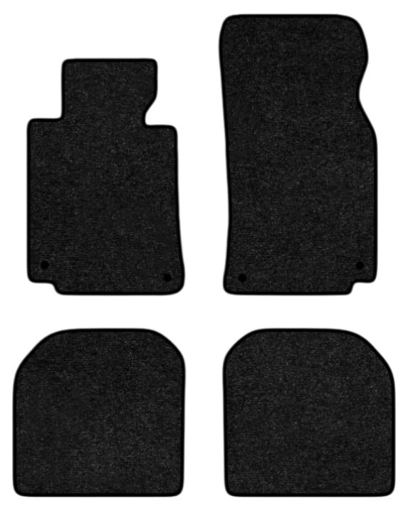 Коврики ворсовые в салон авто EVAtech Standard для BMW 7 Series (E38) Long 1994-2001 3 поколение Sedan EU черный кант BM22920PB4BW4VEB