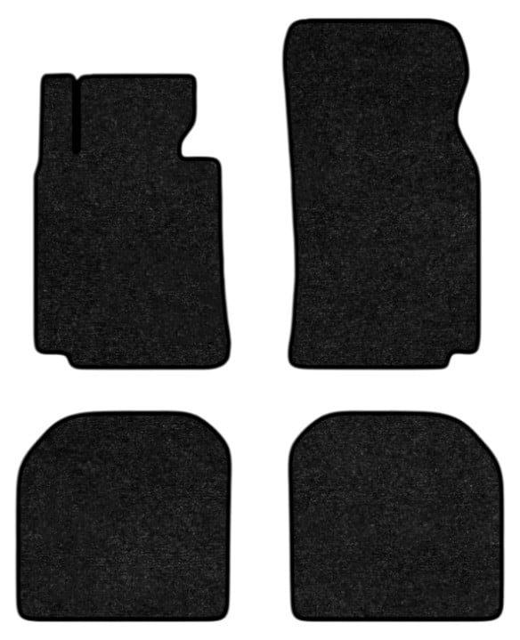 Коврики ворсовые в салон авто EVAtech Standard для BMW 7 Series (E38) Long 1994-2001 3 поколение Sedan EU черный кант BM22921P4BM4VEB