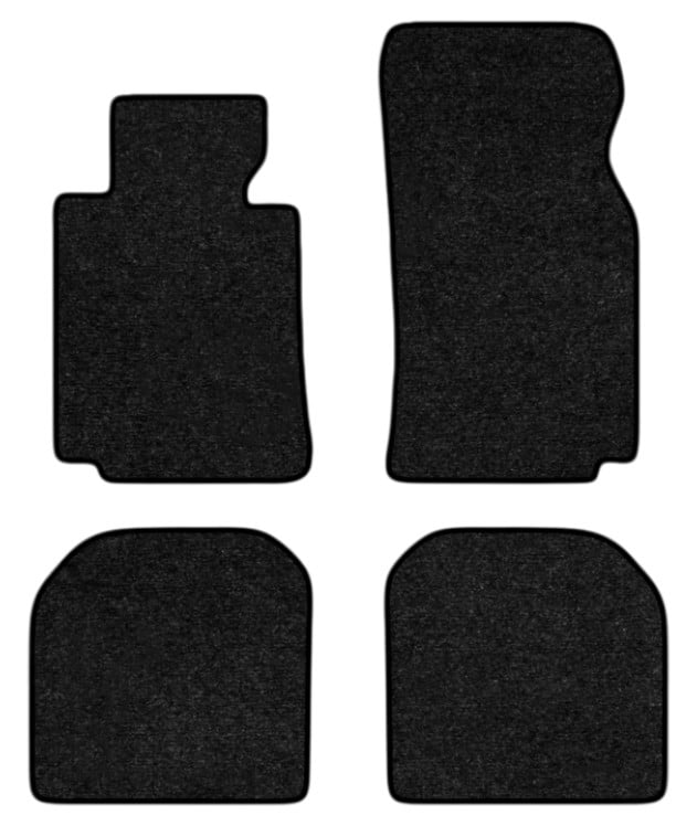 Коврики ворсовые в салон авто EVAtech Standard для BMW 7 Series (E38) Long 1994-2001 3 поколение Sedan EU черный кант BM22921PB4BM4VEB