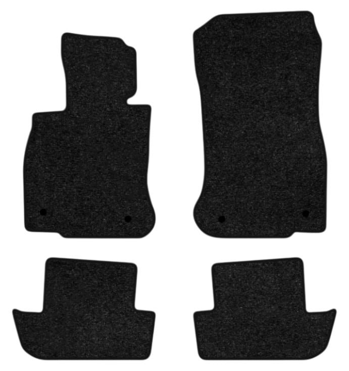 Коврики ворсовые в салон авто EVAtech Standard для BMW 6 Series (F13) RWD 2011-2017 3 поколение Coupe EU черный кант BM23074PB4BW4VEB