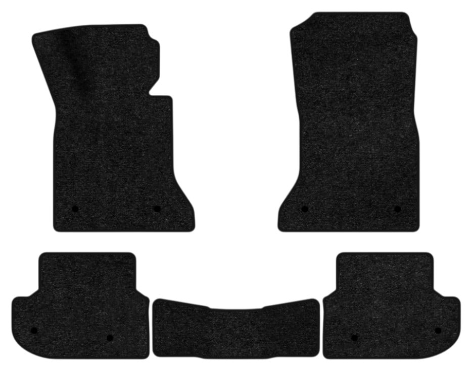 Коврики ворсовые в салон авто EVAtech Standard для BMW 5 Series (F10) Mechanical seats 2010-2013 6 поколение Sedan EU черный кант BM31054CD5BW8VEB