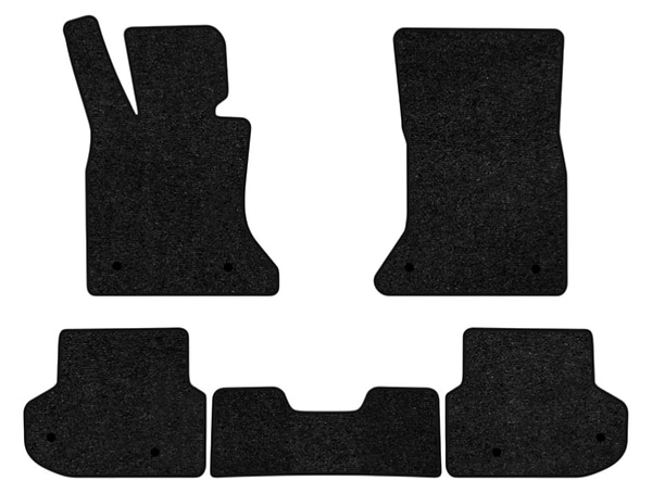 Фото - Килимки ворсові в салон авто EVAtech Standard для BMW 5 Series (F10) (xDrive) Restyling Electric seats 2013-2017 6 покоління Sedan EU чорний кант BM11058C5BW8VEB