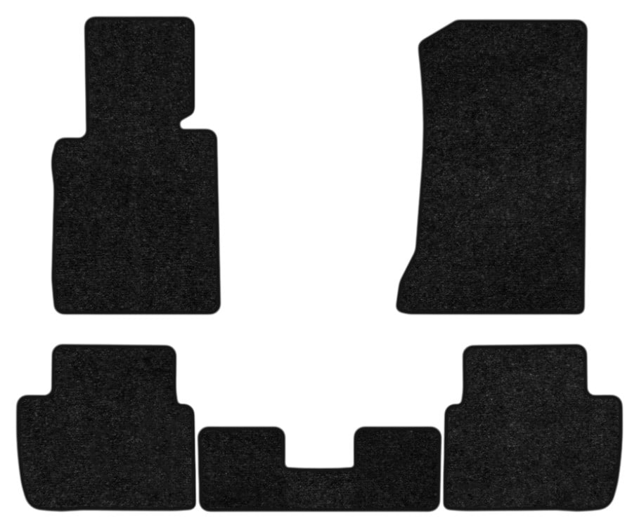 Коврики ворсовые в салон авто EVAtech Standard для BMW 3 Series (E46) RWD Restyling 2001-2006 4 поколение Combi EU черный кант BM12268CB5BM8VEB