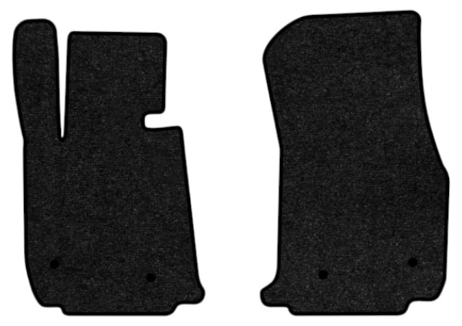 Килимки ворсові в салон авто EVAtech Standard для BMW 4 Series (F33) RWD 2013-2020 1 покоління Cabrio EU чорний кант BM12812A2BW4VEB