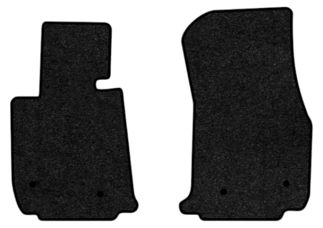 Коврики ворсовые в салон авто EVAtech Standard для BMW 4 Series (F33) RWD 2013-2020 1 поколение Cabrio EU черный кант BM12812AB2BW4VEB