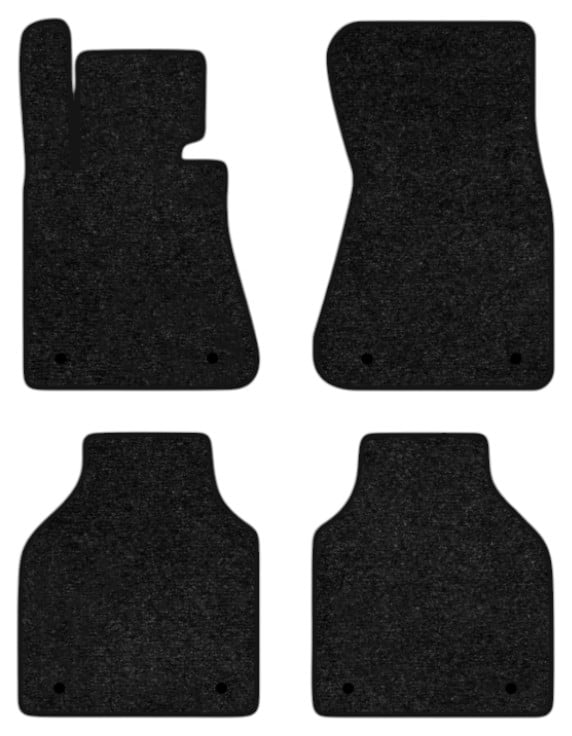 Коврики ворсовые в салон авто EVAtech Standard для BMW 7 Series (E66) (Long) 2001-2008 4 поколение Sedan EU черный кант BM21876P4BW8VEB