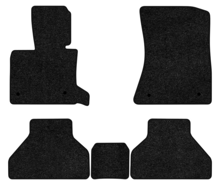 Килимки ворсові в салон авто EVAtech Standard для BMW X5 (E70) (open threshold) 2006-2013 2 покоління SUV USA чорний кант BM33438CB5BW4VEB