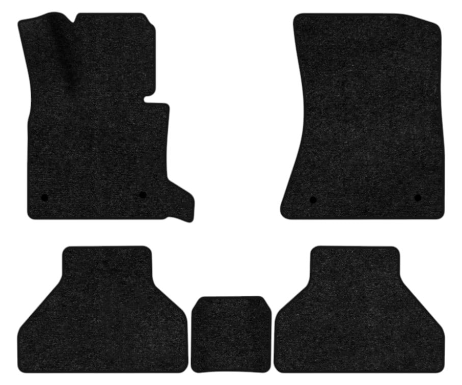 Коврики ворсовые в салон авто EVAtech Standard для BMW X5 (E70) (open threshold) 2006-2013 2 поколение SUV USA черный кант BM33438CD5BW4VEB