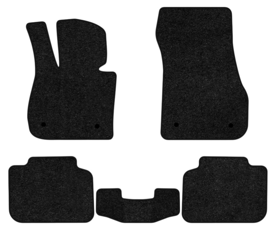 Килимки ворсові в салон авто EVAtech Standard для BMW X1 (F48) AT 2015-2022 2 покоління SUV USA чорний кант BM33804C5BW4VEB