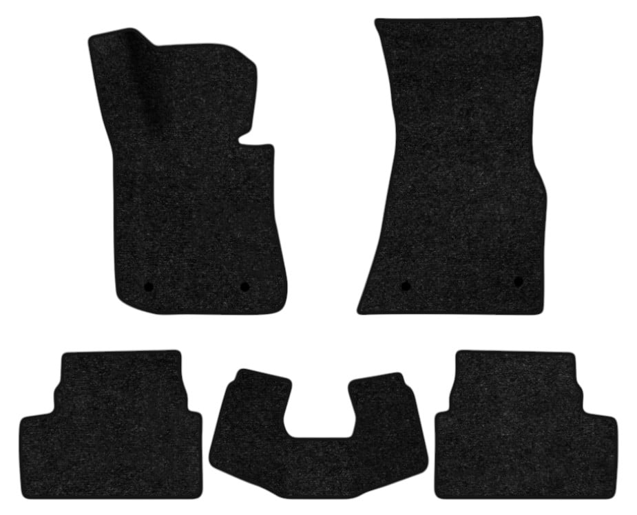 Коврики ворсовые в салон авто EVAtech Standard для BMW i4 (G26) 2021 1 поколение Sedan EU черный кант BM43991CD5BW4VEB