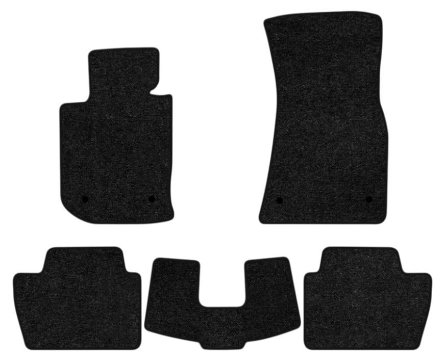 Коврики ворсовые в салон авто EVAtech Standard для BMW 4 Series (G22) 2020 2 поколение Coupe EU черный кант BM43456CB5BW4VEB