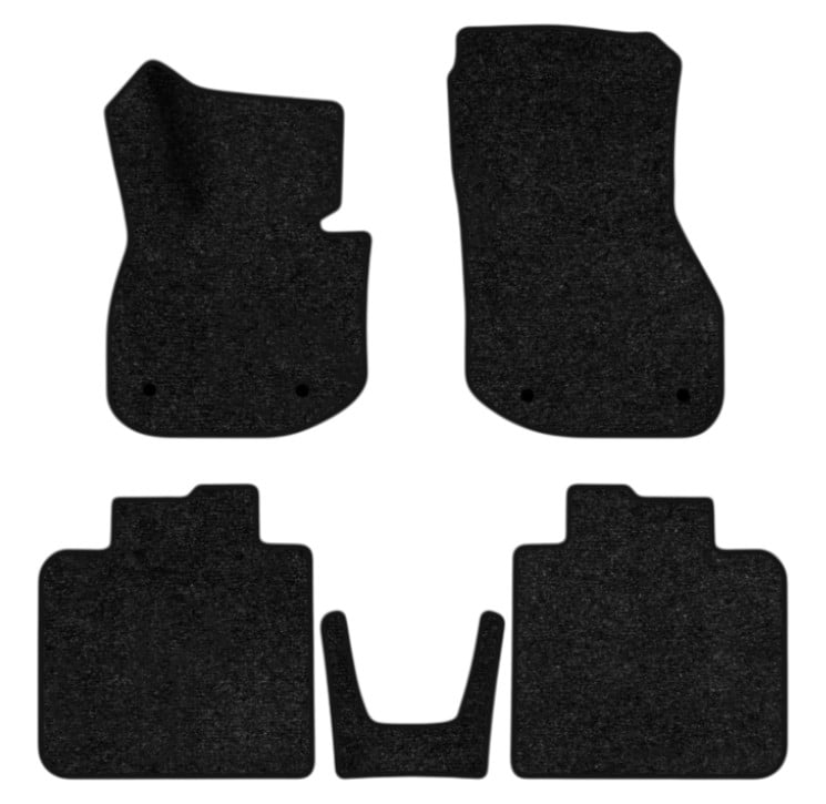 Коврики ворсовые в салон авто EVAtech Standard для BMW iX1 (U11) 2022 1 поколение SUV EU черный кант BM44373CD5BW4VEB