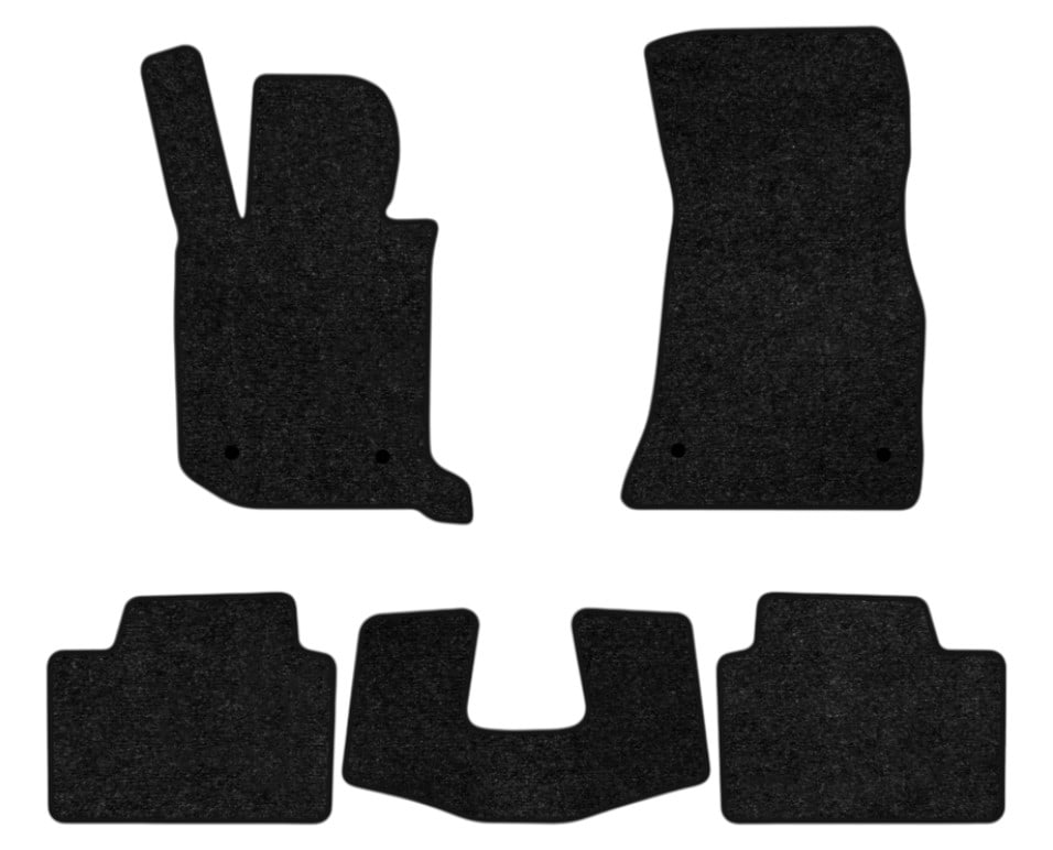 Коврики ворсовые в салон авто EVAtech Standard для BMW 3 Series (G20) 2018 7 поколение Sedan EU черный кант BM51760C5BW4VEB