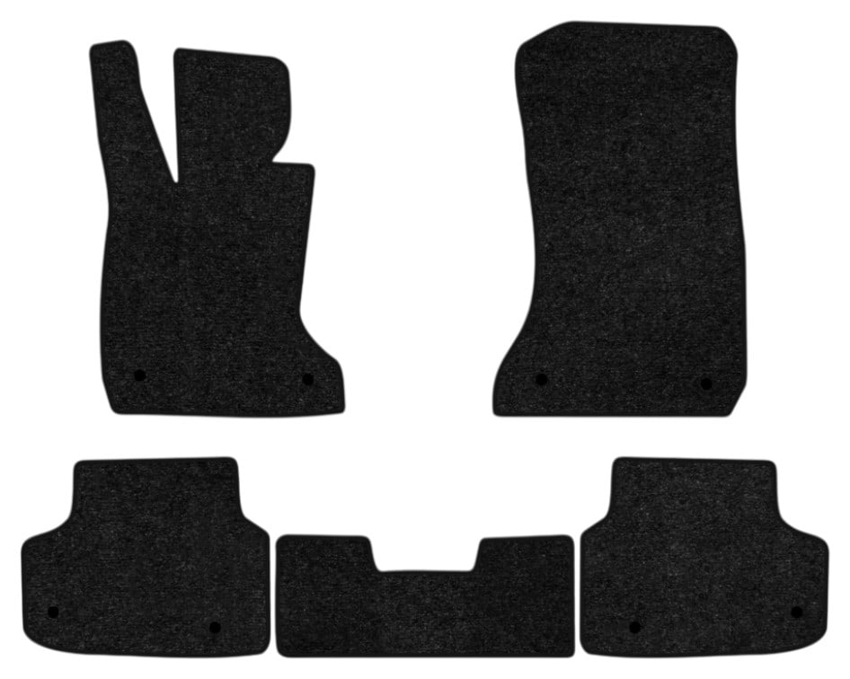 Коврики ворсовые в салон авто EVAtech Standard для BMW 7 Series (F01) (xDrive) 2008-2015 5 поколение Sedan EU черный кант BM1552C5BW8VEB