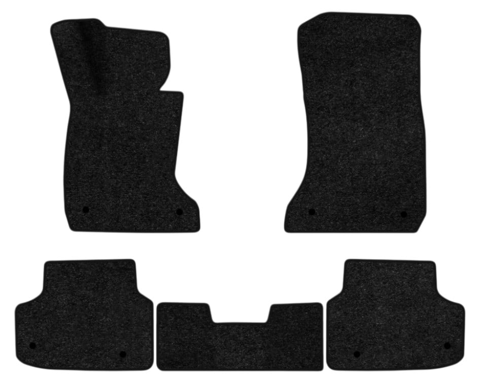 Коврики ворсовые в салон авто EVAtech Standard для BMW 7 Series (F01) (xDrive) 2008-2015 5 поколение Sedan EU черный кант BM1552CD5BW8VEB