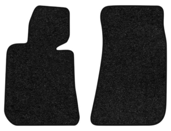 Килимки ворсові в салон авто EVAtech Standard для BMW 3 Series (E30) 1982-1994 2 покоління Cabrio EU чорний кант BM1740AB2VEB