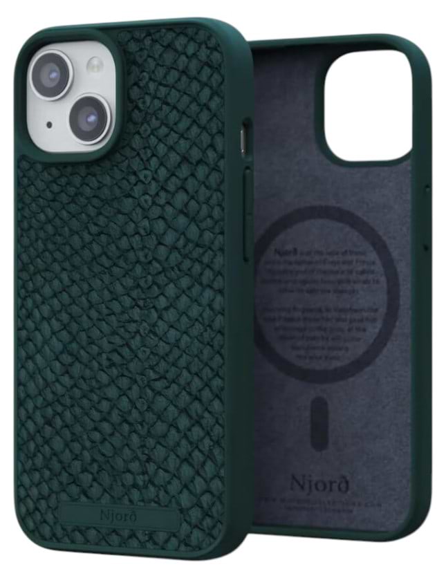 Чехол для смартфона Njord Salmon Leather MagSafe Case Rust for iPhone 15 (NA51SL03) - Фото 1