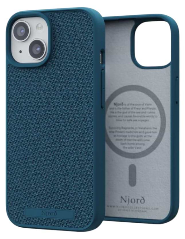 Чехол для смартфона Njord Fabric MagSafe Case Deep Sea for iPhone 15 (NA51FA01) - Фото 1