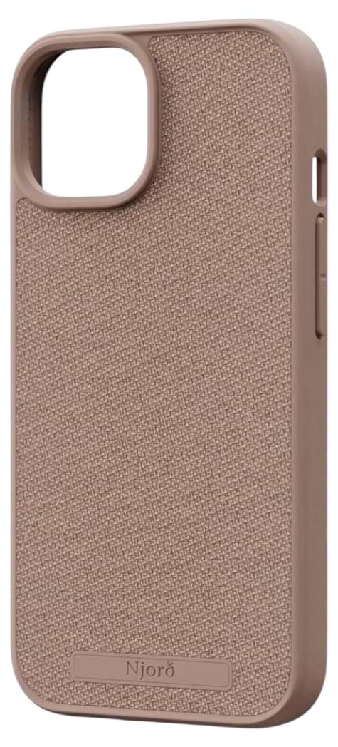 Фото - Чохол для смартфону Njord Fabric MagSafe Case Pink Sand for iPhone 15 (NA51FA12)