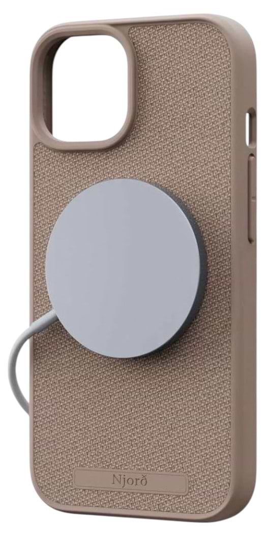 Фото - Чохол для смартфону Njord Fabric MagSafe Case Pink Sand for iPhone 15 (NA51FA12)