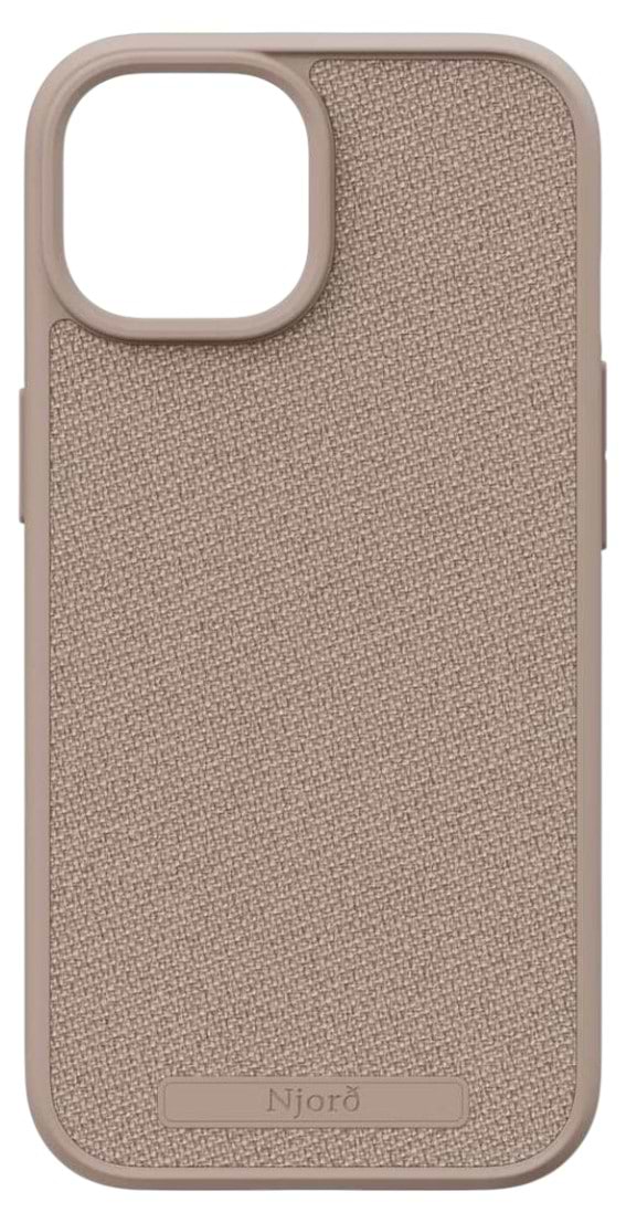 Фото - Чохол для смартфону Njord Fabric MagSafe Case Pink Sand for iPhone 15 (NA51FA12)