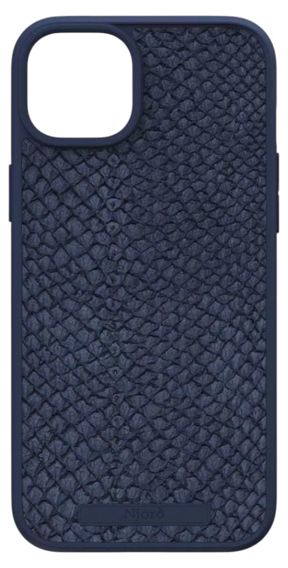Фото - Чохол для смартфону Njord Salmon Leather MagSafe Case Petrol Blue for iPhone 15 Plus (NA52SL01)