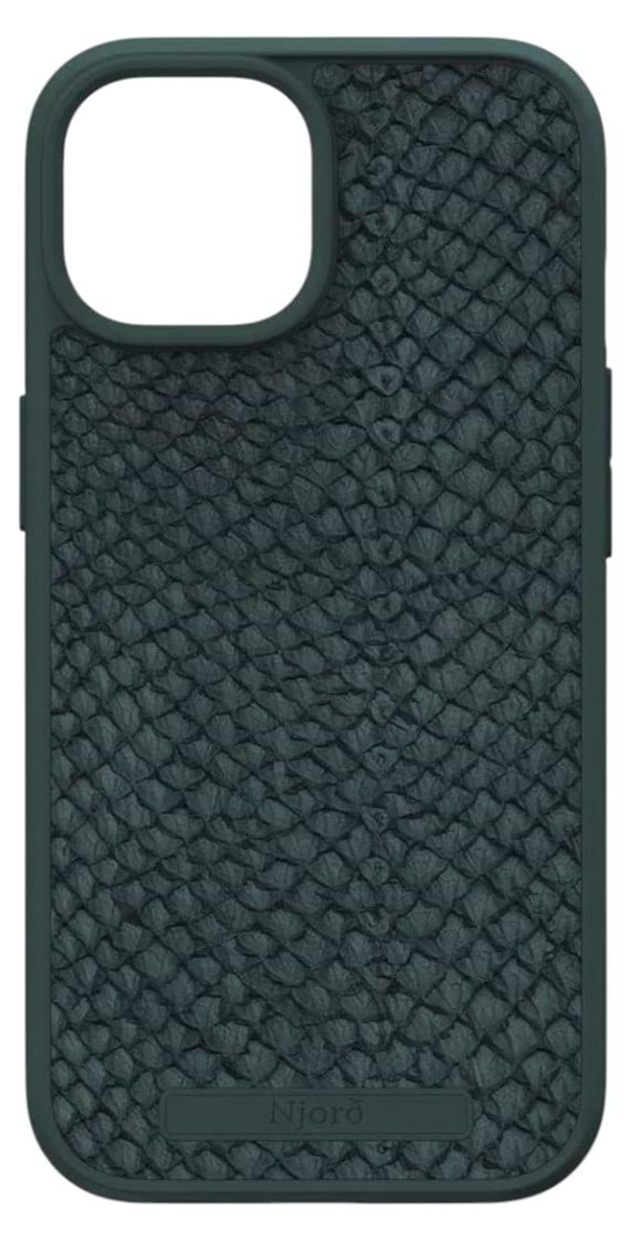 Фото - Чехол для смартфона Njord Salmon Leather MagSafe Case Dark Green for iPhone 15 Plus (NA52SL02)