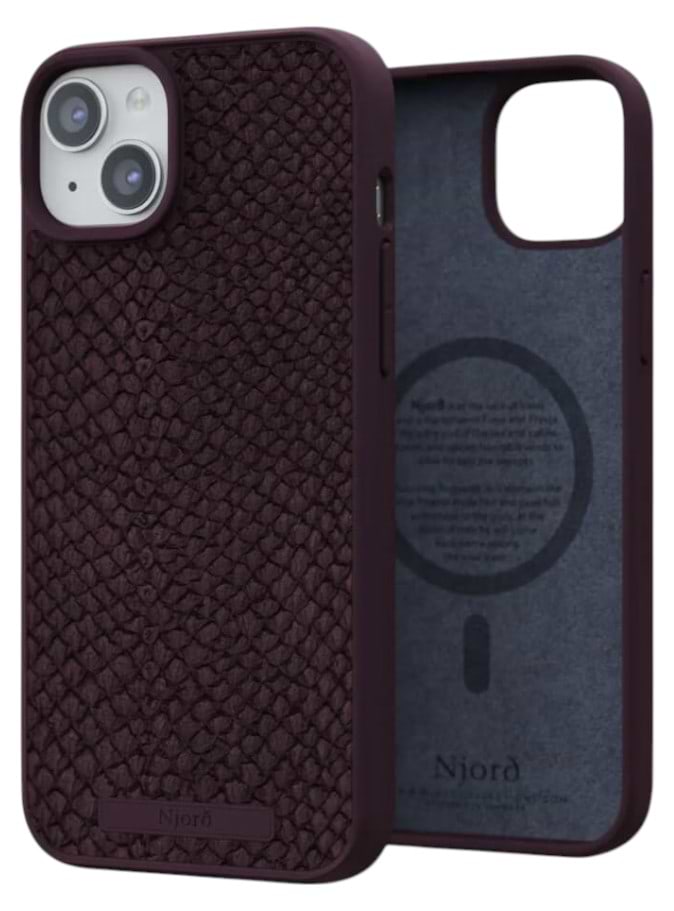 Чехол для смартфона Njord Salmon Leather MagSafe Case Rust for iPhone 15 Plus (NA52SL03) - Фото 1