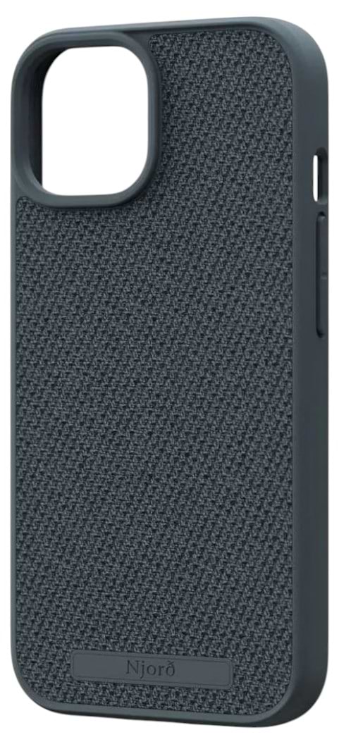 Фото - Чохол для смартфону Njord Fabric MagSafe Case Dark Grey for iPhone 15 Plus (NA52FA09)