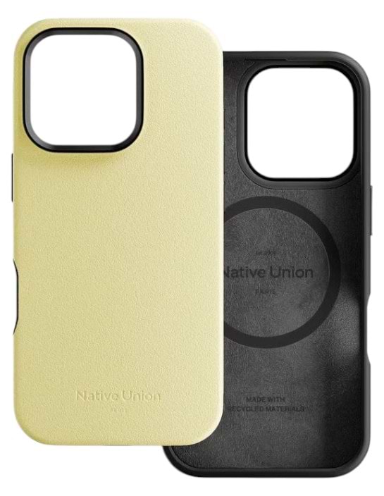 Чохол для смартфону Native Union Active Case Lemon for iPhone 16 Pro (ACTCSE-LMO-NP24P) - Фото 1